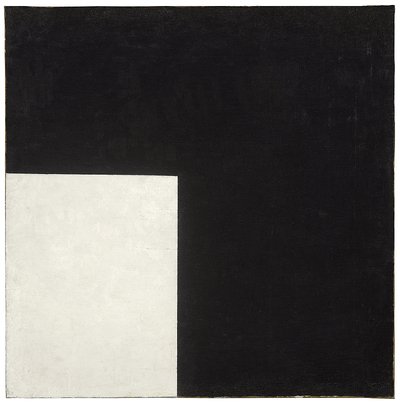 Black and White. Suprematist Composition by Kazimir Severinovich Malevich